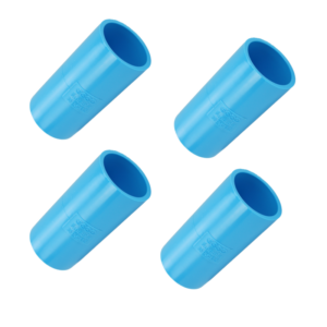 ข้อต่อหนา พีวีซี ข้อต่อตรงหนา พีวีซี ข้อต่อหนา ข้อต่อตรง PVC ขนาด 1/2" (4หุน) จำนวน 4 ชิ้น/แพ็ค : ดี.เอส.เอ.ไอ (DSAI) DSAI.SET.001