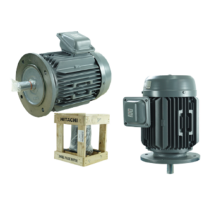 มอเตอร์ ฮิตาชิ HITACHI มอเตอร์ไฟฟ้า 1.0HP(0.75kw) 4Pole 3เฟส(220/380V) รุ่น VTFO-K หน้าจาน 412088TT02 HIM36