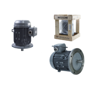 มอเตอร์ ฮิตาชิ HITACHI มอเตอร์ไฟฟ้า 3.0HP(2.20kw) 4Pole 3เฟส(220/380V) รุ่น VTFO-K หน้าจาน 412090TT05 HIM38