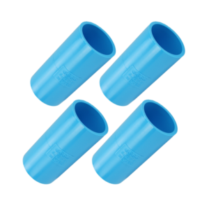 ข้อต่อหนา พีวีซี ข้อต่อตรงหนา พีวีซี ข้อต่อหนา PVC ข้อต่อตรง ขนาด 1" (1นิ้ว) จำนวน 4 ชิ้น/แพ็ค : ดี.เอส.เอ.ไอ (DSAI) DSAI.SET.003