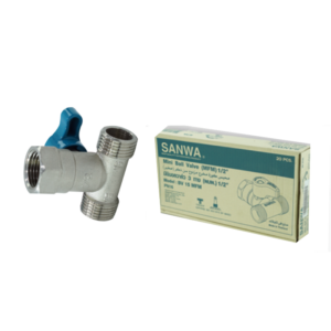 มินิบอลวาล์ว ผมผ.ซันวา SANWA ขนาด 1/2 (4หุน) มินิบอลวาว มินิบอนวาว มินิบอลวาวล์ ซันวา ซันว่า ทองเหลือง SANWA51