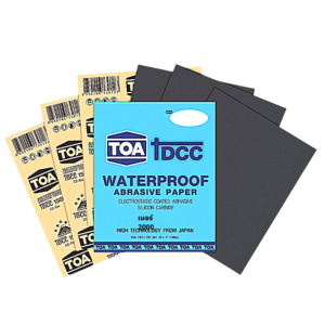 TOAกระดาษทรายน้ำ กระดาษทรายแบบขัดน้ำ TOA ทีโอเอ เบอร์ละ จำนวน 12 ใบ เบอร์ 2000 กระดาษทราย SHOP021.TOA.SND.2000