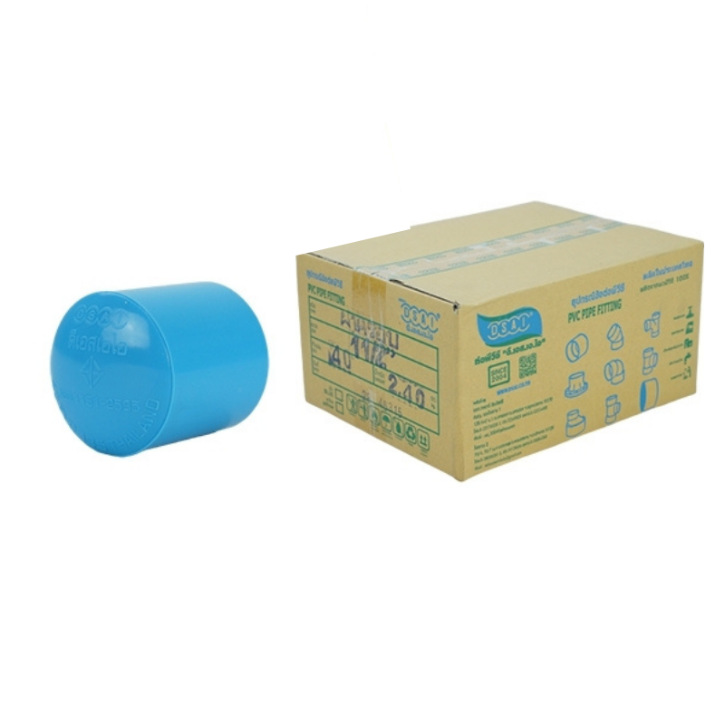 ฝาครอบ พีวีซี ฝาครอบพีวีซี ฝาครอบ PVC ฝาครอบPVC ขนาด 1.1/2" (1 นิ้วครึ่ง) : ดี.เอส.เอ.ไอ (DSAI) DSAI084