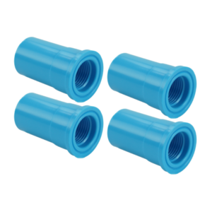 ข้อต่อเกลียวใน พีวีซี ข้อต่อเกลียวใน PVC ขนาด 1/2" (4 หุน) จำนวน 4 ชิ้น/แพ็ค : ดี.เอส.เอ.ไอ (DSAI) DSAI.SET.062