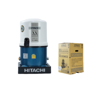 ปั๊มน้ำฮิตาชิ Hitachi ชนิดแรงดัน รุ่น WT-P300XX ขนาด 300 วัตต์ ปั๊มน้ำราคาถูก ถังกลม WT-P300XX