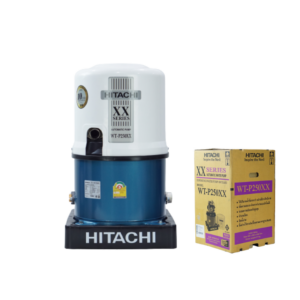 ปั๊มน้ำฮิตาชิ Hitachi ชนิดแรงดัน รุ่น WT-P250XX ขนาด 250 วัตต์ ปั๊มน้ำราคาถูก ถังกลม WT-P250XX