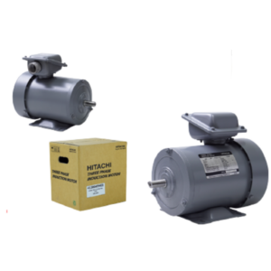 มอเตอร์ ฮิตาชิ HITACHI มอเตอร์ไฟฟ้า 1/2HP(0.40kw) 4Pole 3เฟส(220/380V) รุ่น TFO-K ขาตั้ง 412004TM03 HIM13