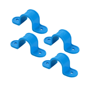 กิ๊ป PVC จับท่อ กิ๊ปจับท่อ กิ๊ฟจับท่อ กิ๊บจับท่อ ขนาด 1/2" (4 หุน) จำนวน 4 ชิ้น/แพ็ค : ดี.เอส.เอ.ไอ (DSAI) DSAI.SET.091