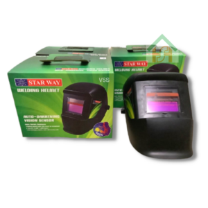 STAR WAY หน้ากากเชื่อมแบบปรับแสงอัตโนมัติ Auto-darkening bison sensor รุ่น STW108 SHOP015.STW.14