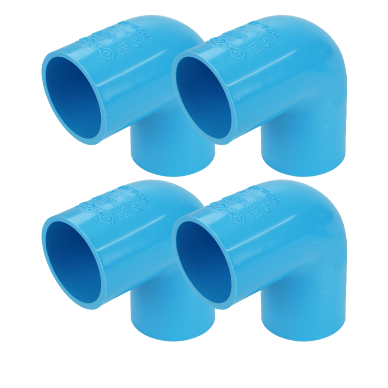 ข้องอ พีวีซี ข้องอ ข้องอหนา PVC ข้องอ 90องศา ขนาด 1.1/4" (1นิ้วสองหุน) จำนวน 4 ชิ้น/แพ็ค : ดี.เอส.เอ.ไอ (DSAI) DSAI.SET.013