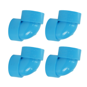 ข้องอบาง90 พีวีซี ข้องอ90บางพีวีซี ข้องอบาง90PVC ขนาด 1.1/4" (1นิ้ว สองหุน) จำนวน 4 ชิ้น/แพ็ค : ดี.เอส.เอ.ไอ (DSAI) DSAI.SET.137