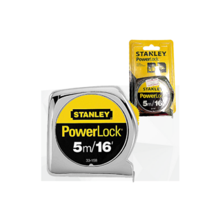 ตลับเมตรสแตนเลย์ STANLEY POWERLOCK ยาว 5 เมตร บรรจุ 1 ชิ้น ราคาถูก SHOP017.STANLEY.01