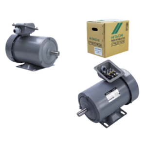 มอเตอร์ ฮิตาชิ HITACHI มอเตอร์ไฟฟ้า 3.0HP(2.20kw) 4Pole 3เฟส(220/380V) รุ่น TFO-Kขาตั้ง 412072TM03 HIM17
