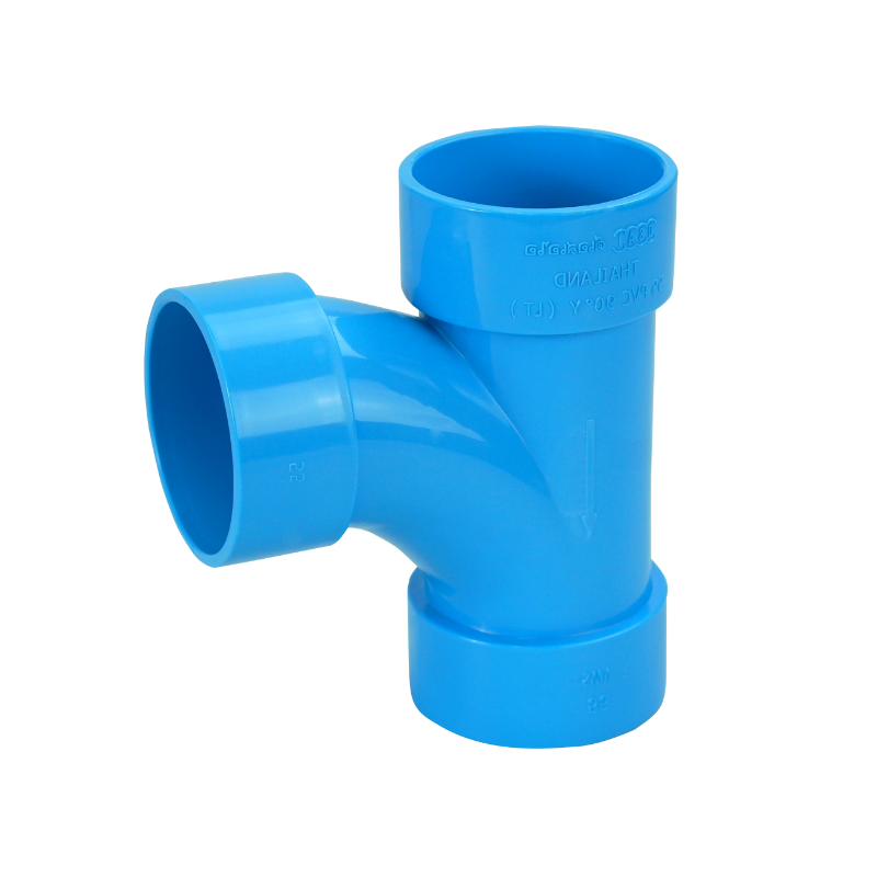 สามตาทีวาย 90 พีวีซี สามทางทีวาย90 พีวีซี PVC PVC ขนาด 2.1/2" (2นิ้ว ครึ่ง) จำนวน 1 ชิ้น/แพ็ค : ดี.เอส.เอ.ไอ (DSAI) DSAI.SET.156