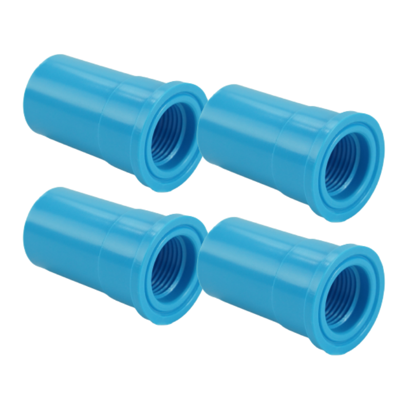 ข้อต่อเกลียวใน พีวีซี ข้อต่อเกลียวใน PVC ขนาด 1" (1 นิ้ว) จำนวน 4 ชิ้น/แพ็ค : ดี.เอส.เอ.ไอ (DSAI) DSAI.SET.064