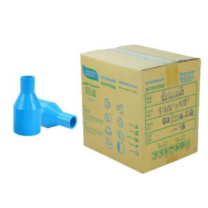 ข้อต่อลดหนาพีวีซี ข้อลดหนาพีวีซี ข้อต่อลดหนา PVC ข้อลดหนา PVC ขนาด 1.1/2"x1/2" (1นิ้วครึ่งลด4หุน) : ดี.เอส.เอ.ไอ (DSAI) DSAI036