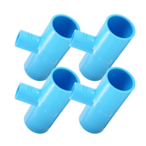 สามทางลดหนา สามตาลดหนาพีวีซี สามทางลดหนา ขนาด 1.1/2" x 3/4" (1นิ้วครึ่ง ลด 6หุน) จำนวน 4 ชิ้น/แพ็ค : ดี.เอส.เอ.ไอ (DSAI) DSAI.SET.052