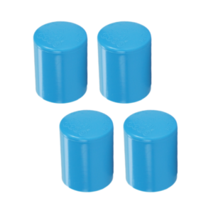 ฝาครอบ พีวีซี ฝาครอบพีวีซี ฝาครอบ PVC ฝาครอบPVC ขนาด 1/2" (4 หุน) จำนวน 4 ชิ้น/แพ็ค : ดี.เอส.เอ.ไอ (DSAI) DSAI.SET.081