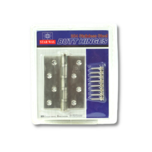 STAR WAY บานพับสเตนเลส บานพับประตู สเตนเลส บานพับได้ทั้งบานซ้ายและขวา (4"X3MM) SHOP015.STW.11