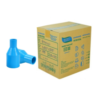 ข้อต่อลดหนาพีวีซี ข้อลดหนาพีวีซี ข้อต่อลดหนา PVC ข้อลดหนา PVC ขนาด 1.1/2"x3/4" (1นิ้วครึ่งลด6หุน) : ดี.เอส.เอ.ไอ (DSAI) DSAI037
