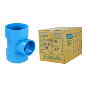 สามตาบางลด สามทางลดบาง สามตาลดบาง สามทางบางลด พีวีซี PVC ขนาด 4"x2.1/2" (4นิ้ว ลด 2นิ้ว ครึ่ง) : ดี.เอส.เอ.ไอ (DSAI) DSAI152