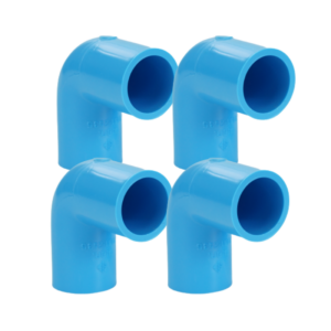 ข้องอ พีวีซี ข้องอพีวีซี ข้องอหนา PVC ข้องอPVC 90องศา 3/4" (หกหุน) จำนวน 4 ชิ้น/แพ็ค : ดี.เอส.เอ.ไอ (DSAI) DSAI.SET.011