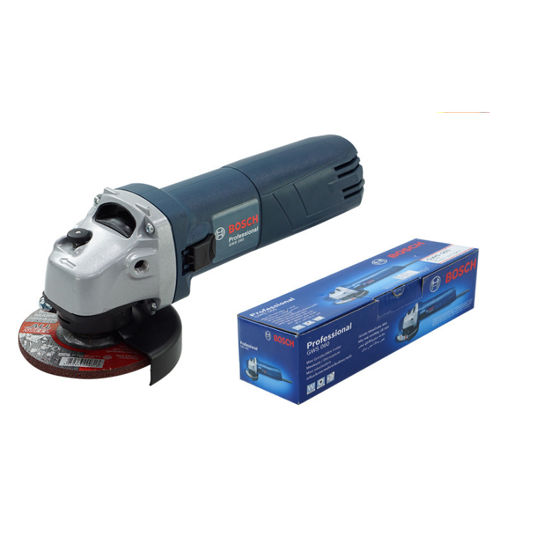 BOSCH บ๊อช บอส บอช ลูกหมู 4นิ้ว ,เจียรมือ 4นิ้ว ,เจียรไฟฟ้า 4นิ้ว ,Angle Grinder 100mm. , GWS 060 ,GWS060 (Standard Set) BOSCH.GWS01
