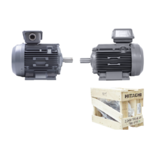 มอเตอร์ ฮิตาชิ HITACHI มอเตอร์ไฟฟ้า 5.0HP(3.70kw) 4Pole 3เฟส(220/380V) รุ่น TFO-K ขาตั้ง 412073TR03 HIM18
