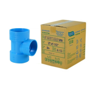 สามตาบางลด สามทางลดบาง สามตาลดบาง สามทางบางลด พีวีซี PVC ขนาด 2"x1.1/2" (2นิ้ว ลด 1นิ้วครึ่ง) : ดี.เอส.เอ.ไอ (DSAI) DSAI146
