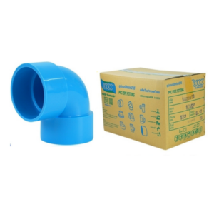 ข้องอบาง90 พีวีซี ข้องอ90บางพีวีซี ข้องอบาง90PVC ข้องอ90บางPVC ขนาด 1.1/2" (1นิ้ว ครึ่ง) : ดี.เอส.เอ.ไอ (DSAI) DSAI138