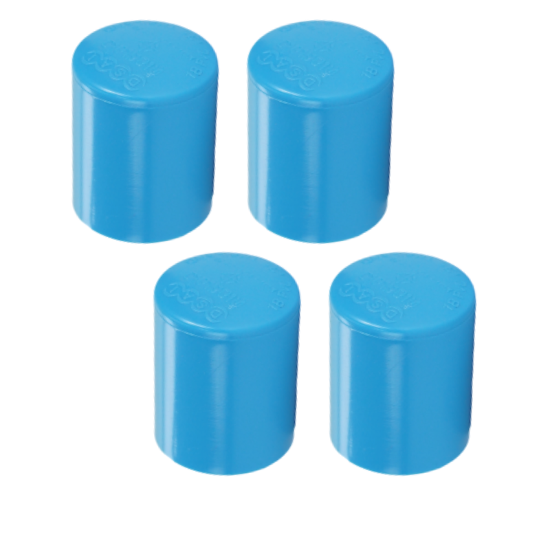 ฝาครอบ พีวีซี ฝาครอบพีวีซี ฝาครอบ PVC ฝาครอบPVC ขนาด 2" (2 นิ้ว) จำนวน 4 ชิ้น/แพ็ค : ดี.เอส.เอ.ไอ (DSAI) DSAI.SET.085