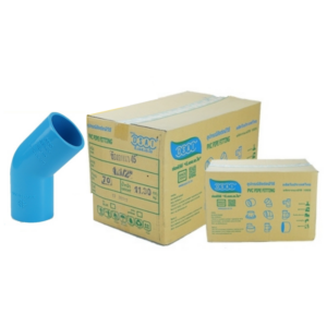 ข้องอ พีวีซี ข้องอพีวีซี ข้องอหนา PVC ข้องอPVC 45องศา ขนาด 1.1/2" (1นิ้วครึ่ง): ดี.เอส.เอ.ไอ (DSAI) DSAI031