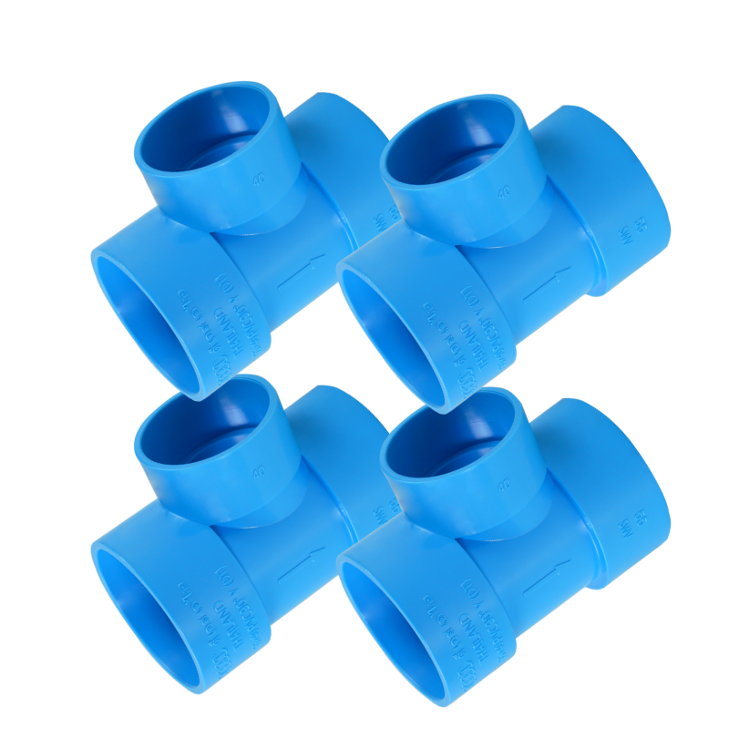 สามตาบางลด สามทางลดบาง สามตาลดบาง ขนาด 2"x1.1/2" (2นิ้ว ลด 1นิ้วครึ่ง) จำนวน 4 ชิ้น/แพ็ค : ดี.เอส.เอ.ไอ (DSAI) DSAI.SET.146