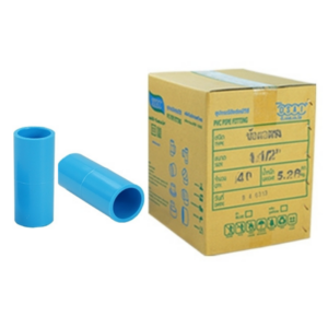 ข้อต่อหนา พีวีซี ข้อต่อตรงหนา พีวีซี ข้อต่อหนา PVC ข้อต่อตรงPVC ขนาด 1.1/2" (1นิ้วครึ่ง) : ดี.เอส.เอ.ไอ (DSAI) DSAI005