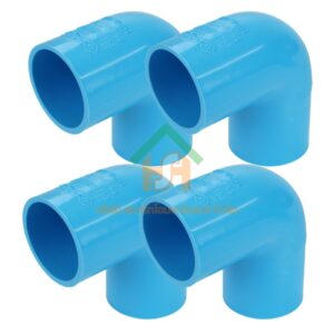 ข้องอ พีวีซี ข้องอพีวีซี ข้องอหนา PVC ข้องอPVC 90องศา ขนาด 2" (2นิ้ว) จำนวน 4 ชิ้น/แพ็ค : ดี.เอส.เอ.ไอ (DSAI) DSAI.SET.015
