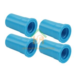 ข้อต่อเกลียวใน พีวีซี ข้อต่อเกลียวใน PVC ขนาด 1/2" (4 หุน) จำนวน 4 ชิ้น/แพ็ค : ดี.เอส.เอ.ไอ (DSAI) DSAI.SET.062
