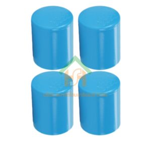 ฝาครอบ พีวีซี ฝาครอบพีวีซี ฝาครอบ PVC ฝาครอบPVC ขนาด 1.1/2" (1 นิ้วครึ่ง) จำนวน 4 ชิ้น/แพ็ค : ดี.เอส.เอ.ไอ (DSAI) DSAI.SET.084
