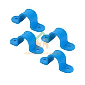 กิ๊ป PVC จับท่อ กิ๊ปจับท่อ กิ๊ฟจับท่อ กิ๊บจับท่อ ขนาด 1/2" (4 หุน) จำนวน 4 ชิ้น/แพ็ค : ดี.เอส.เอ.ไอ (DSAI) DSAI.SET.091