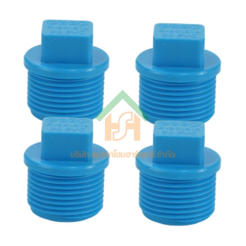 ปลั๊กอุดพีวีซี ปลั๊กอุด พีวีซี ปลั๊กอุดPVC ปลั๊กอุด PVC ขนาด 3/4" (6 หุน) จำนวน 4 ชิ้น/แพ็ค : ดี.เอส.เอ.ไอ (DSAI) DSAI.SET.100