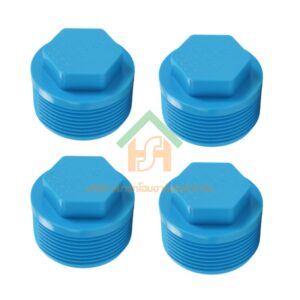 ปลั๊กอุดพีวีซี ปลั๊กอุด พีวีซี ปลั๊กอุดPVC ปลั๊กอุด ขนาด 1.1/2" (1 นิ้วครึ่ง) จำนวน 4 ชิ้น/แพ็ค : ดี.เอส.เอ.ไอ (DSAI) DSAI.SET.102