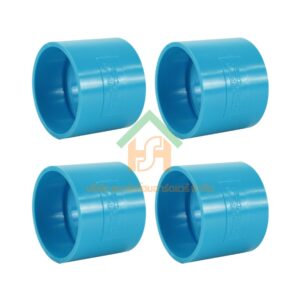ข้อต่อบาง พีวีซี ข้อต่อตรงบางพีวีซี ข้อต่อบาง PVC ข้อต่อตรงบาง ขนาด 2" (2นิ้ว) จำนวน 4 ชิ้น/แพ็ค : ดี.เอส.เอ.ไอ (DSAI) DSAI.SET.107