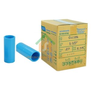 ข้อต่อหนา พีวีซี ข้อต่อตรงหนา พีวีซี ข้อต่อหนา PVC ข้อต่อตรงPVC ขนาด 1.1/2" (1นิ้วครึ่ง) : ดี.เอส.เอ.ไอ (DSAI) DSAI005