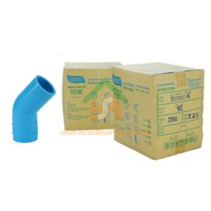 ข้องอ พีวีซี ข้องอพีวีซี ข้องอหนา PVC ข้องอPVC 45องศา ขนาด 1/2" (4หุน): ดี.เอส.เอ.ไอ (DSAI) DSAI028