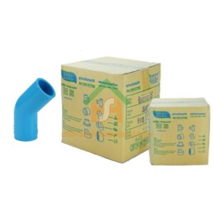 ข้องอ พีวีซี ข้องอพีวีซี ข้องอหนา PVC ข้องอPVC 45องศา ขนาด 3/4" (6หุน): ดี.เอส.เอ.ไอ (DSAI) DSAI029