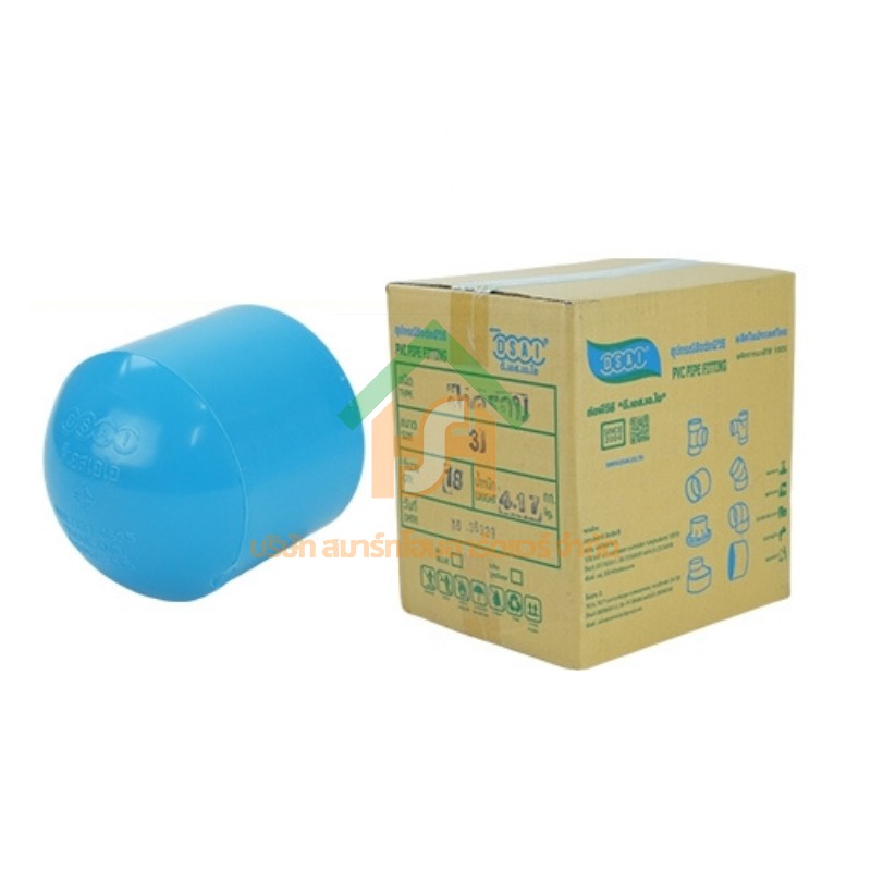ฝาครอบ พีวีซี ฝาครอบพีวีซี ฝาครอบ PVC ฝาครอบPVC ขนาด 3" (3 นิ้ว) : ดี.เอส.เอ.ไอ (DSAI) DSAI086