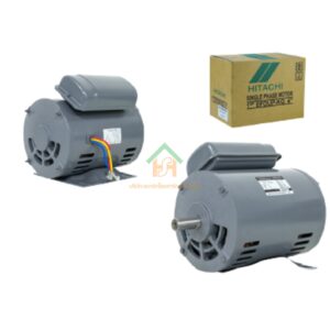 มอเตอร์ ฮิตาชิ HITACHI มอเตอร์ไฟฟ้า 1.0HP(0.75kw) 4Pole 1เฟส(220V) รุ่น EFOUP-KR คาปาซิเตอร์สตาร์ท 412007TT01 HIM05