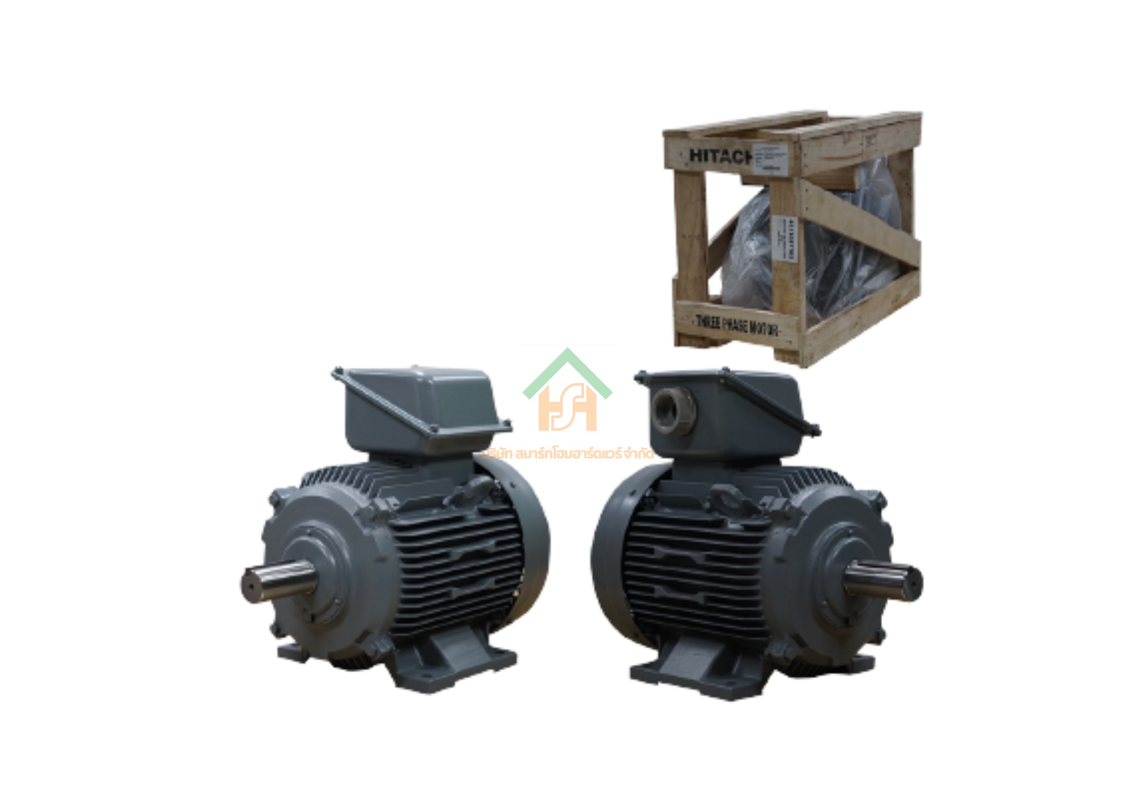 มอเตอร์ ฮิตาชิ HITACHI มอเตอร์ไฟฟ้า 20.0HP(15.00kw) 2Pole 3เฟส(380/415V) รุ่น TFO-KK ขาตั้ง 412163TT02 HIM34