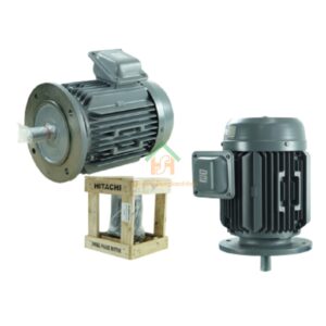 มอเตอร์ ฮิตาชิ HITACHI มอเตอร์ไฟฟ้า 1.0HP(0.75kw) 4Pole 3เฟส(220/380V) รุ่น VTFO-K หน้าจาน 412088TT02 HIM36