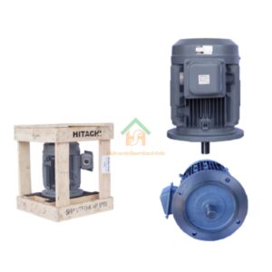 มอเตอร์ ฮิตาชิ HITACHI มอเตอร์ไฟฟ้า 5.0HP(3.70kw) 4Pole 3เฟส(220/380V) รุ่น VTFO-K หน้าจาน 412091TT02 HIM39