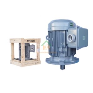มอเตอร์ ฮิตาชิ HITACHI มอเตอร์ไฟฟ้า 10.0HP(7.5kw) 4Pole 3เฟส(380/415V) รุ่น VTFO-KK หน้าจาน 412110TT03 HIM41